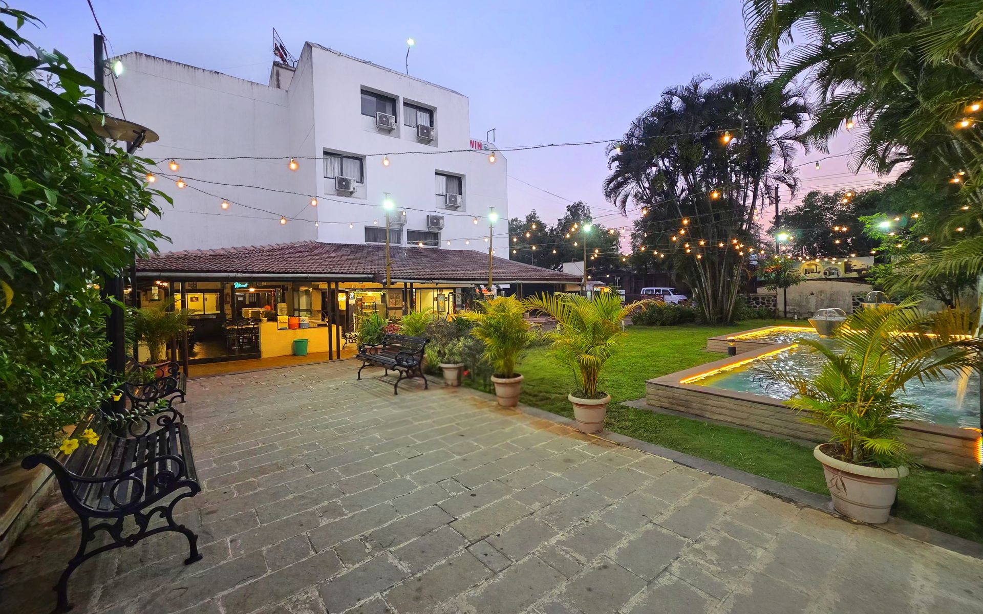Hotel Ashwin amid the misty Sahyadri ranges of Igatpuri