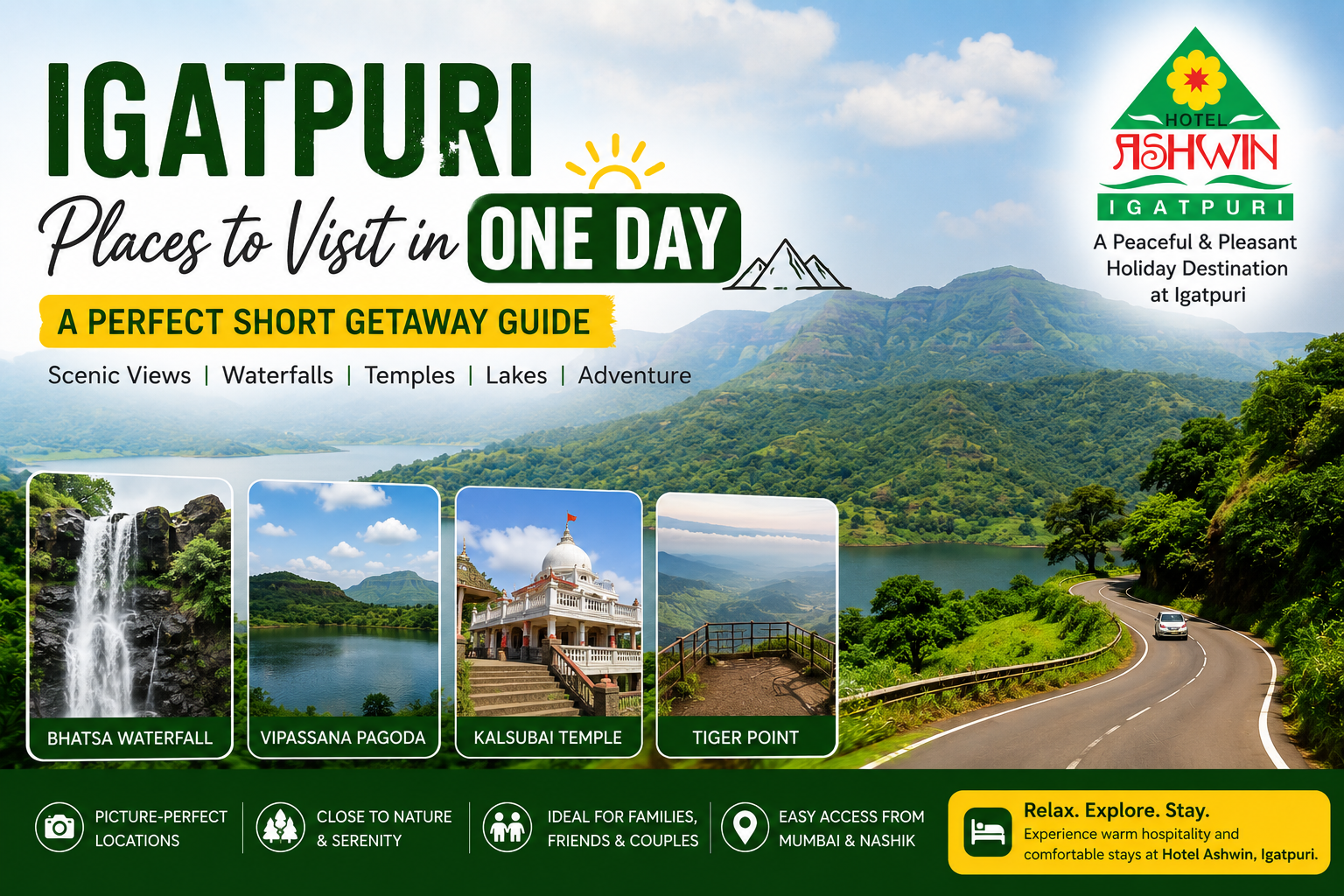 Igatpuri Places to Visit in One Day – A Perfect Short Getaway Guide